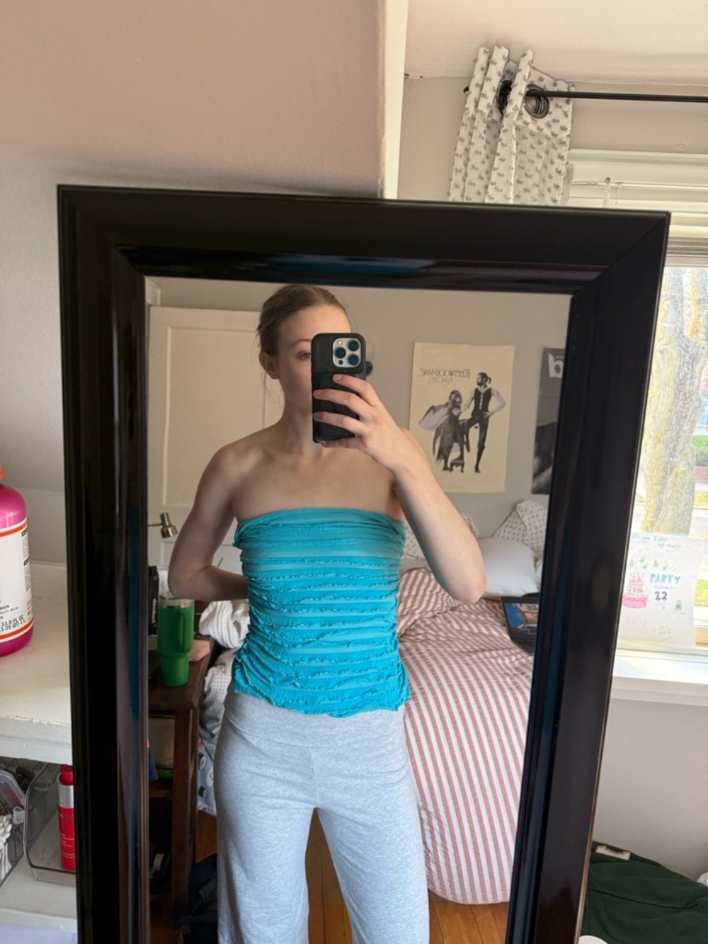 Turquoise Tube Top